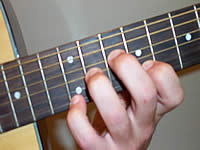 Guitar Chord D9b5 Voicing 4