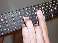 Guitar Chord A6 Voicing 3