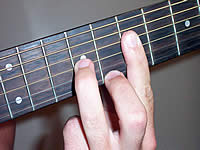 Guitar Chord Am6 Voicing 4