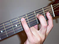 Guitar Chord C#m(maj7) Voicing 1